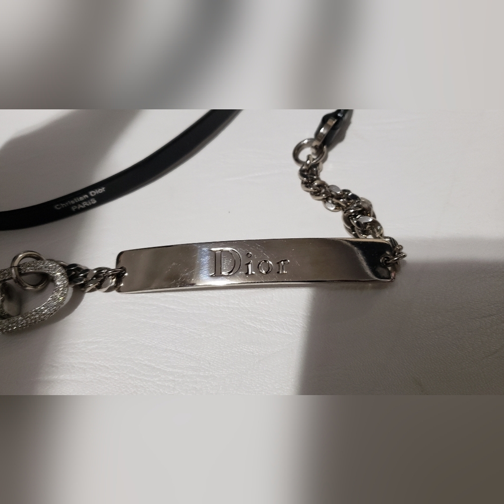 Christian Dior by Galliano Hardcore Mousqueton Chain Belt Noir 85 w/ Box (2004) - Picture 9 of 17